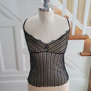 COSABELLA Paradiso Collection Black Lingerie Black Cami Size Small